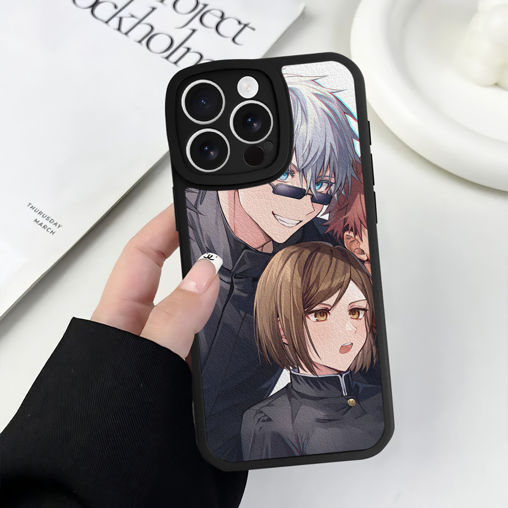 （画像用） SPY×FAMILY间谍家家酒 【iPhone 16シリーズ対応】シリコンスマホケース（レザー調） 材質：シリコン